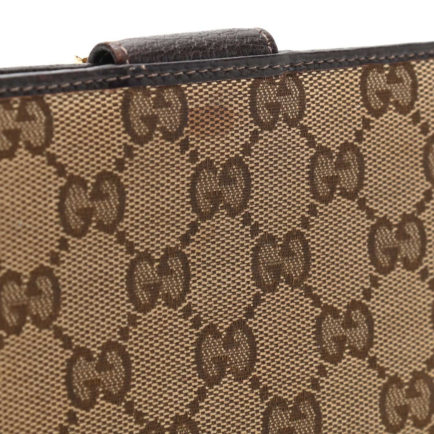 Gucci Monogram Abbey Continental Wallet Dark Brown 11 of 11