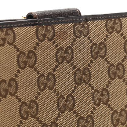 Gucci Monogram Abbey Continental Wallet Dark Brown 11 of 11