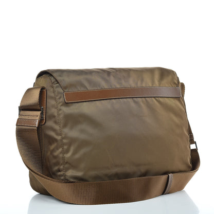 Prada Tessuto Nylon Saffiano Vela Messenger Bag Bruciato 3 of 8