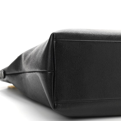 Chanel Caviar Large CC Shoulder Bag Black 9 of 10