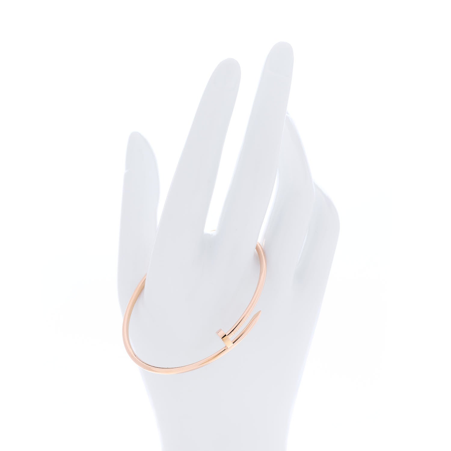 Cartier 18K Pink Gold Small Juste Un Clou Bracelet 17 2 of 5