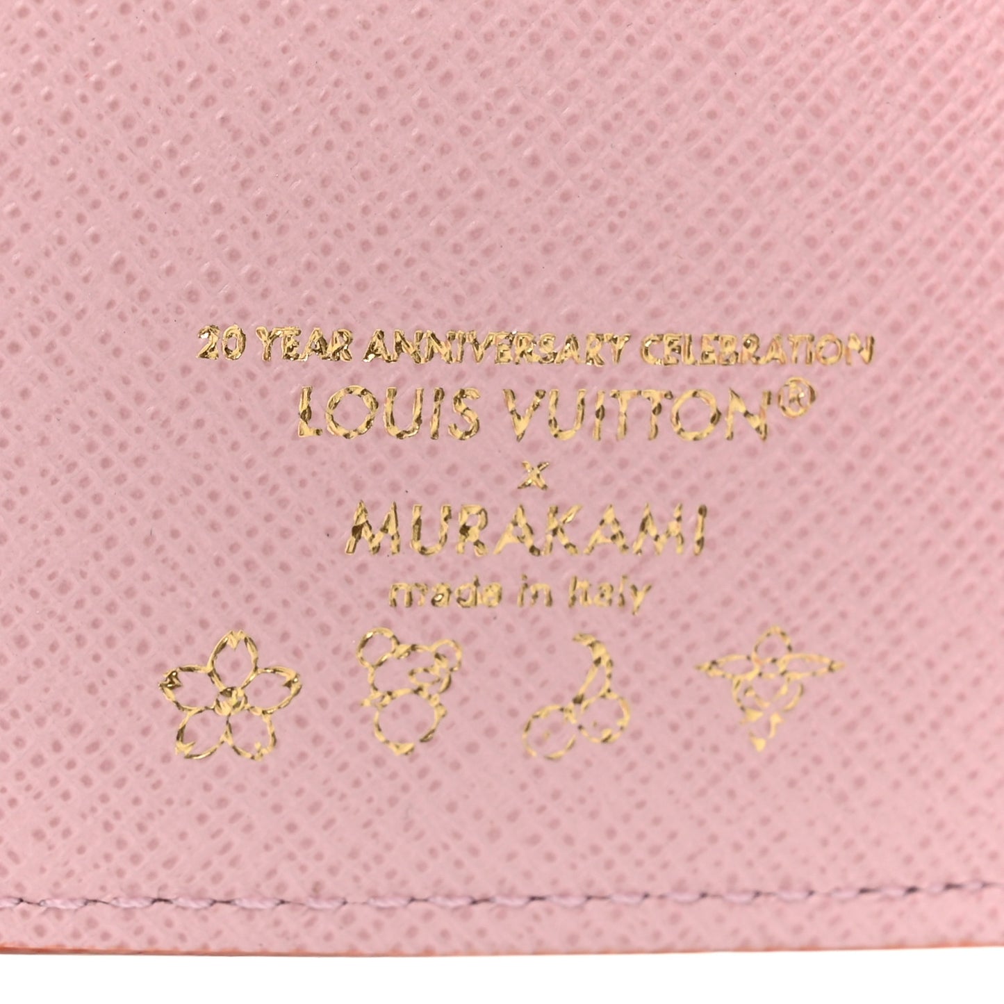 LV X TM Monogram Cherry Blossom Victorine Wallet Sakura Brown