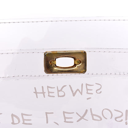 Hermes Vinyl Souvenir De L'Exposition Kelly Transparent 6 of 16