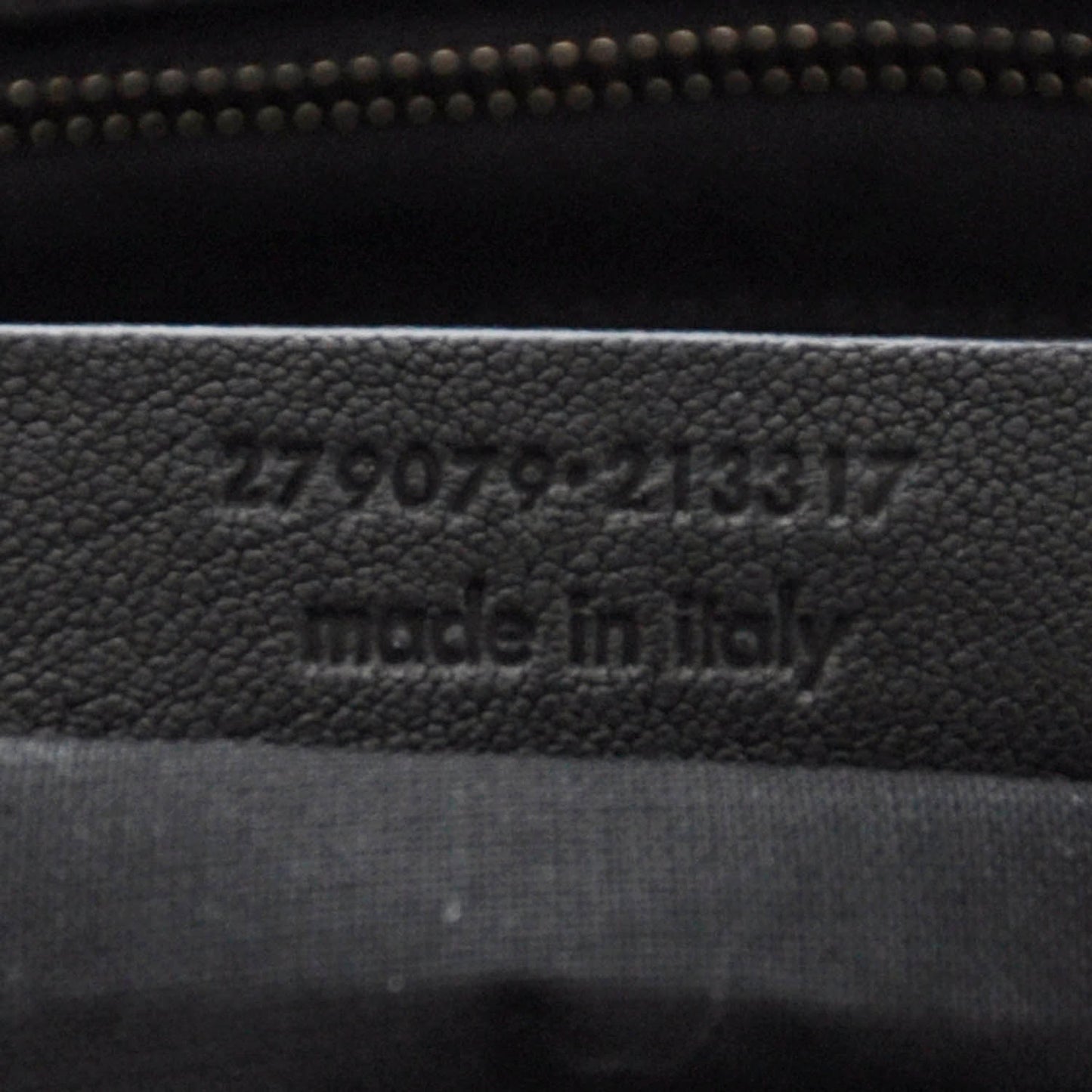 Leather Medium Cabas Chyc Black