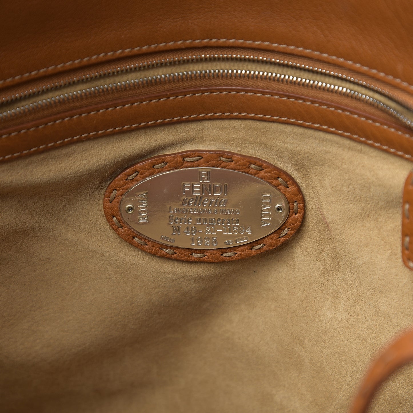 Cuoio Romano Selleria Medium Linda Satchel Saddler