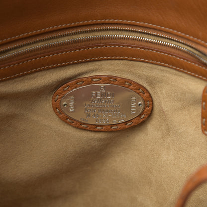 Fendi Cuoio Romano Selleria Medium Linda Satchel Saddler 5 of 12