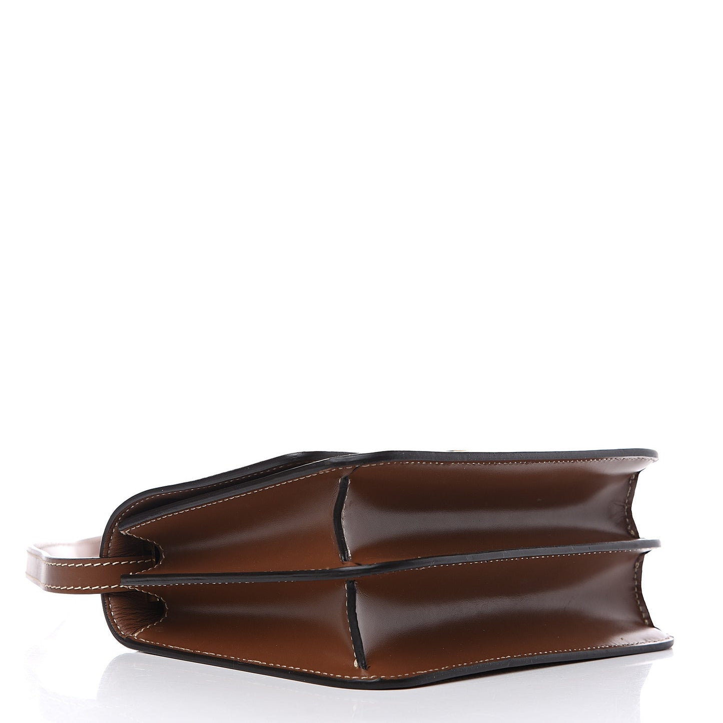 Canvas Calfskin Small TB Bag Natural