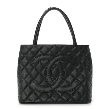 Chanel Caviar Quilted Medallion Tote Black 1 of 9