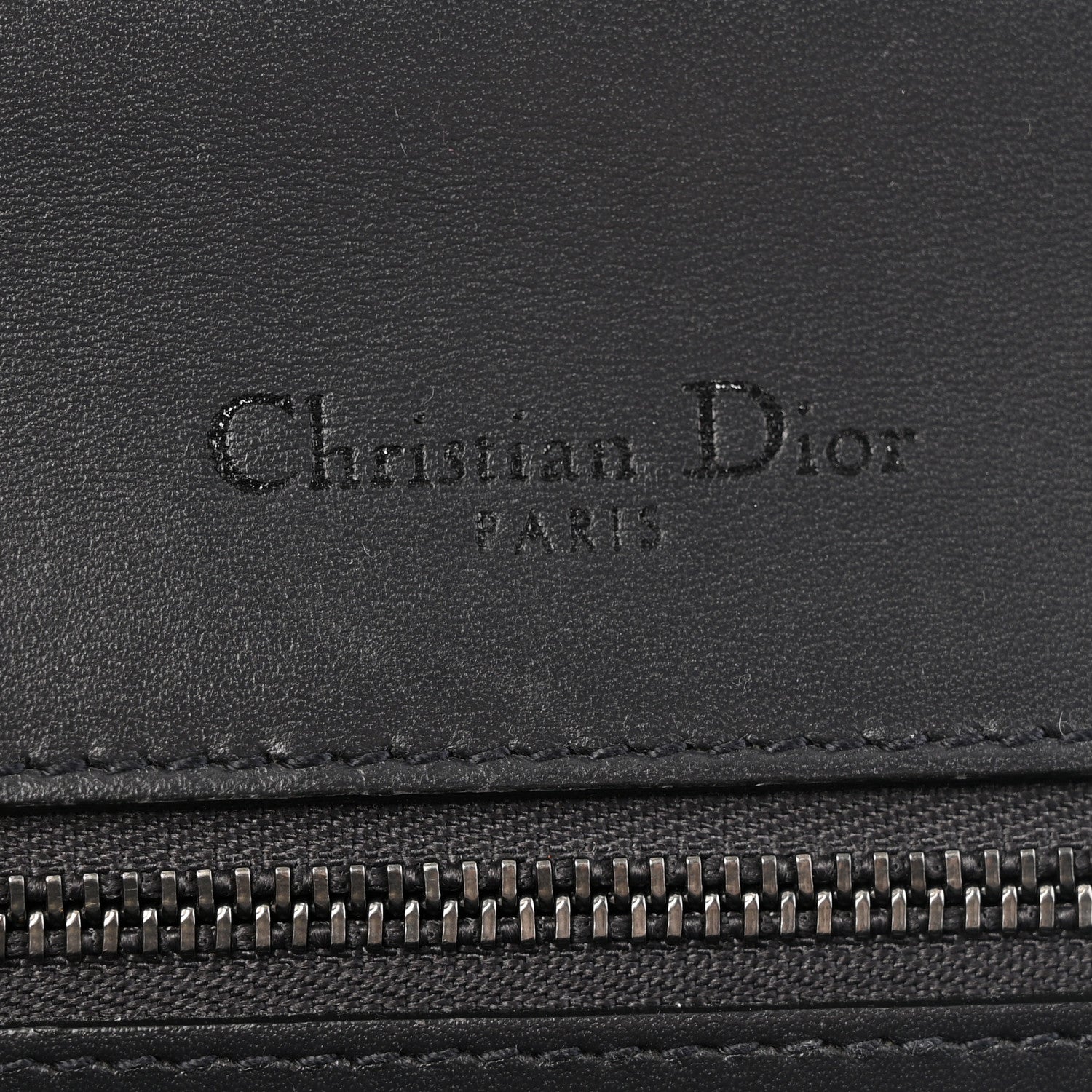Christian Dior Metallic Patent Micro-Cannage Medium Diorama Flap