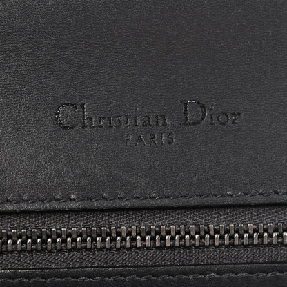 Christian Dior Metallic Patent Micro-Cannage Medium Diorama Flap Bag Onyx Black 6 of 13