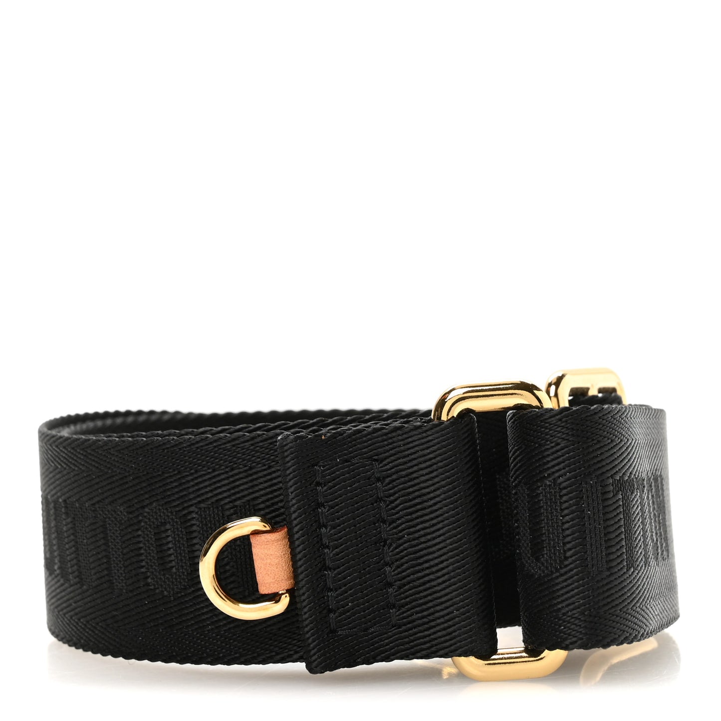 Reverse Monogram Multi Pochette Accessories Bandouliere Shoulder Strap Black