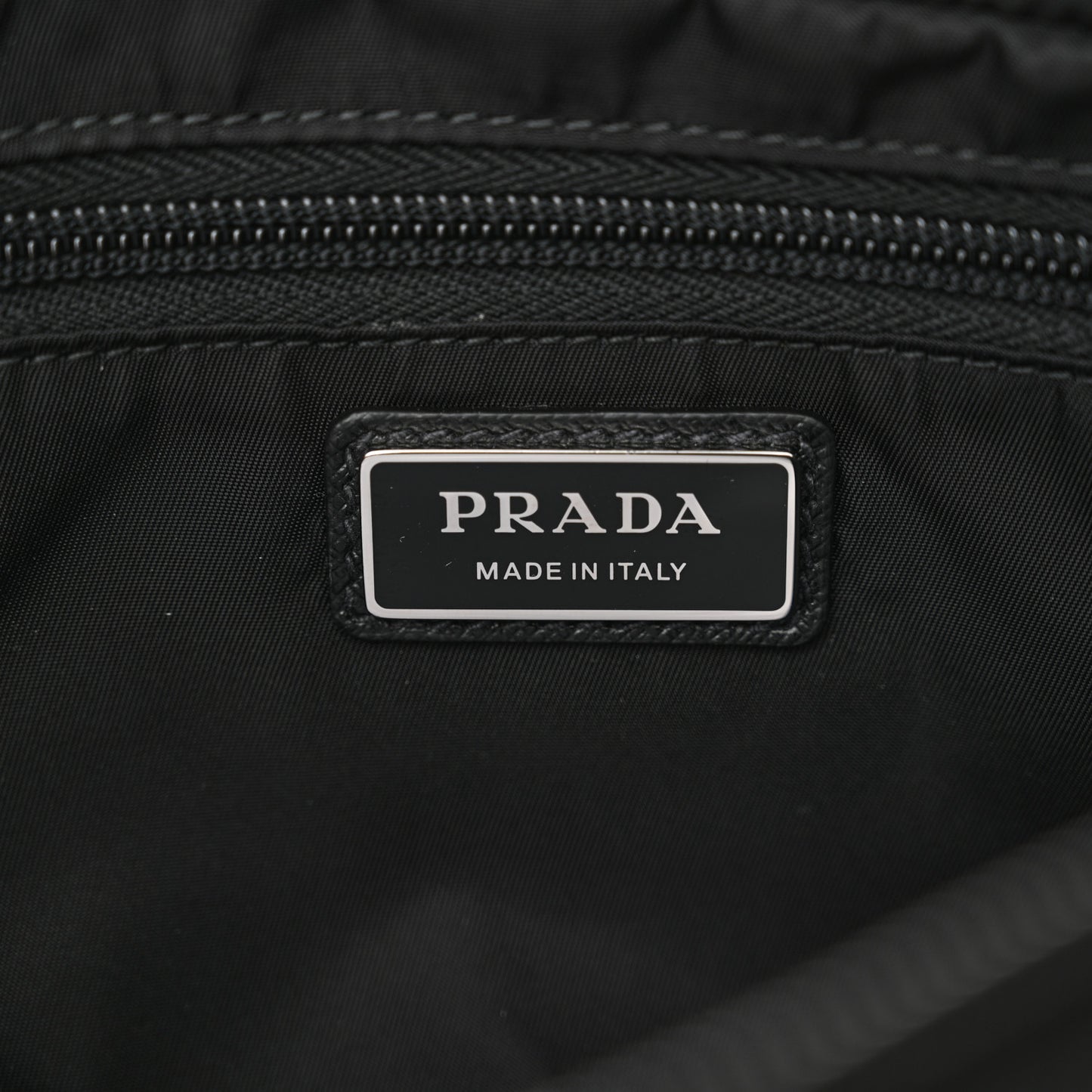 Re-Nylon Saffiano Belt Bag Black