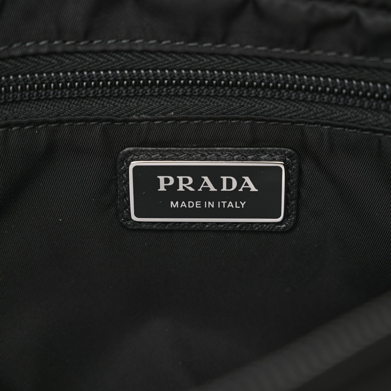 Prada Re-Nylon Saffiano Belt Bag Black 6 of 9