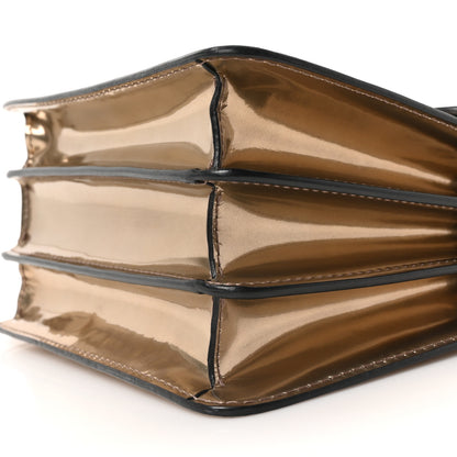 Bulgari Metallic Calfskin Serpenti Forever Top Handle Gold 10 of 10