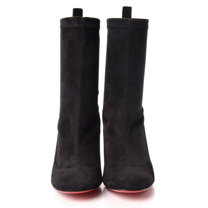 Christian Louboutin Veau Velours Stretch Gena 85 Bootie 36 Black 3 of 9