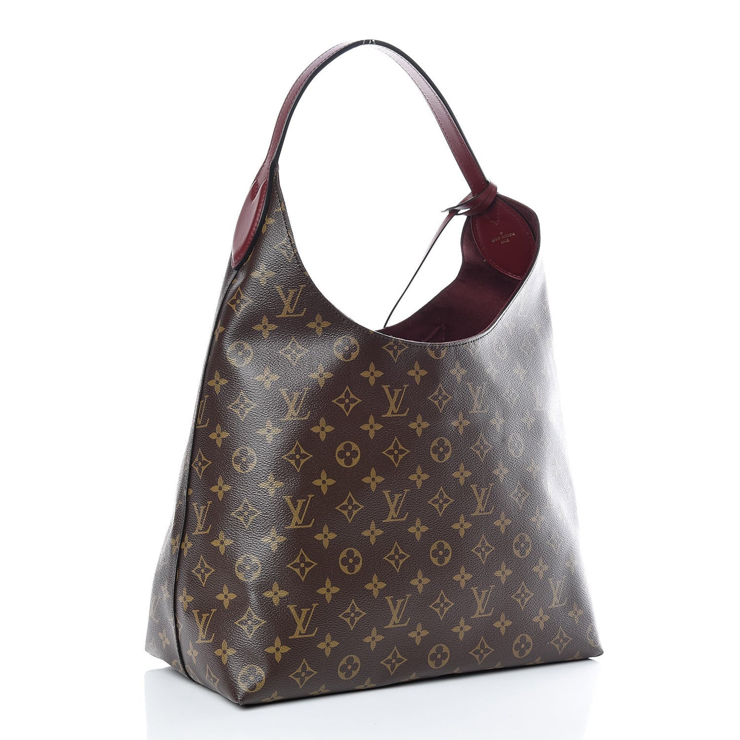 Monogram Flower Hobo Bordeaux