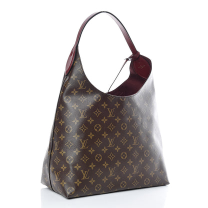 Louis Vuitton Monogram Flower Hobo Bordeaux 3 of 11