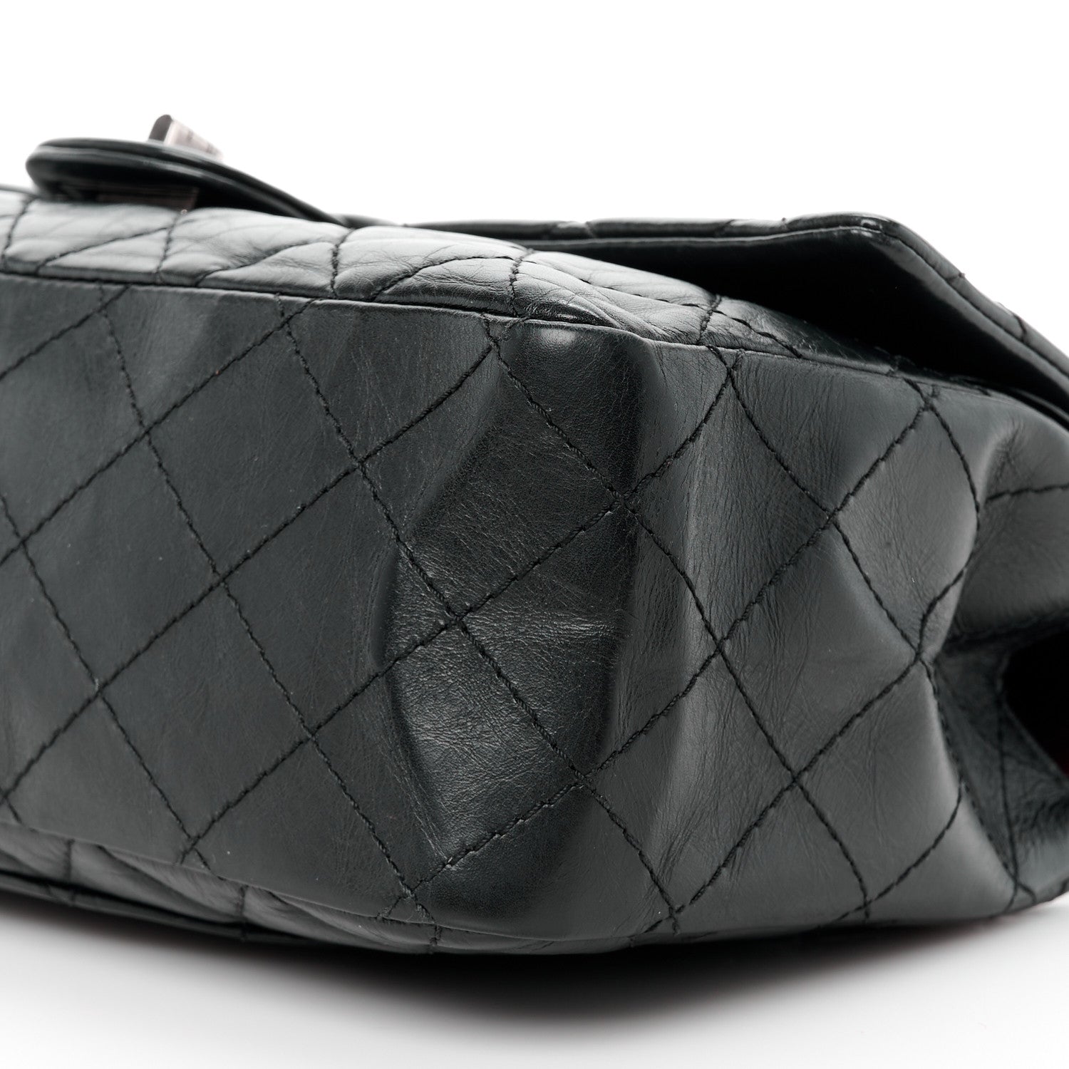 Chanel Aged Calfskin Quilted 2.55 Reissue 226 Flap Black 10 of 11