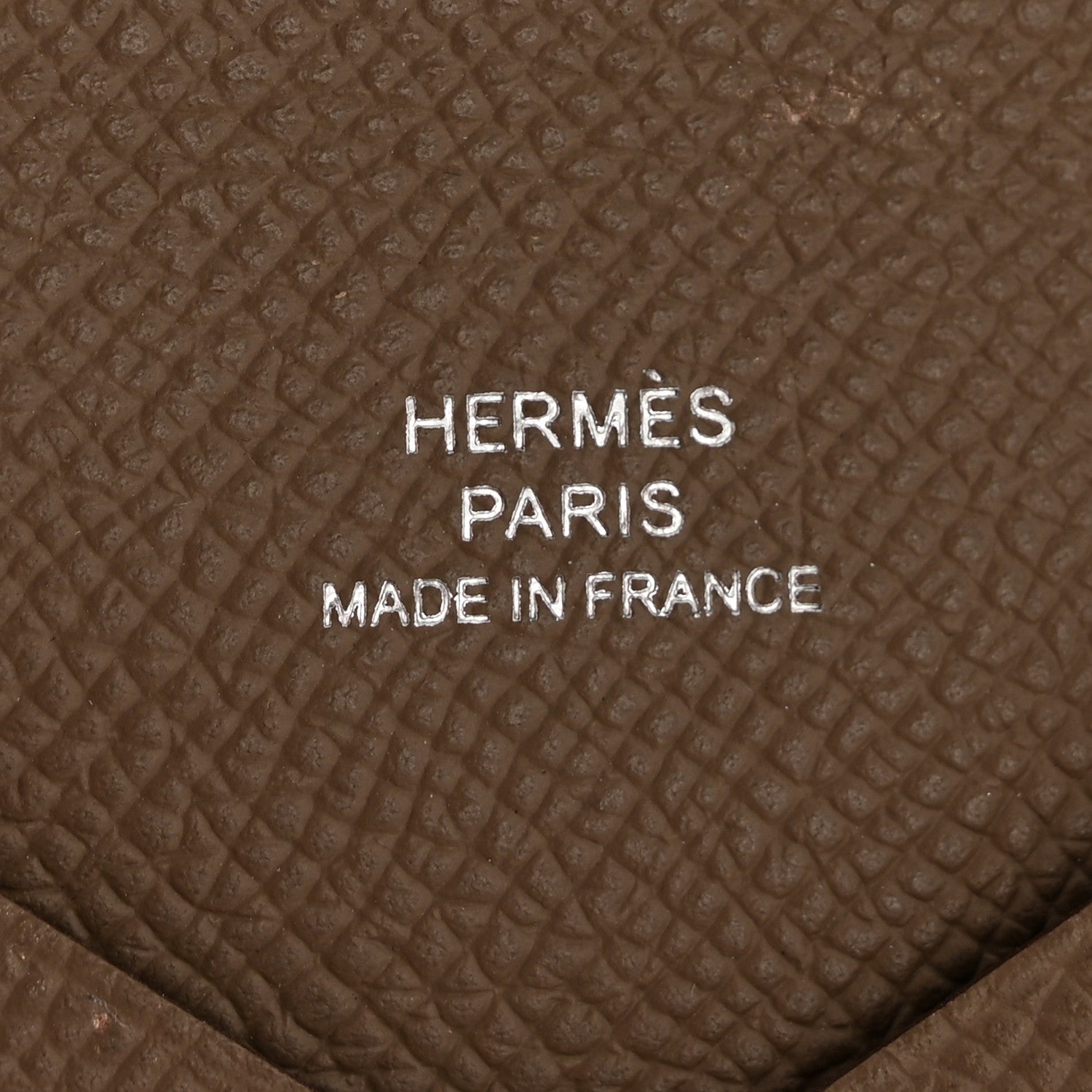Hermes Epsom Calvi Card Case Etoupe 6 of 8