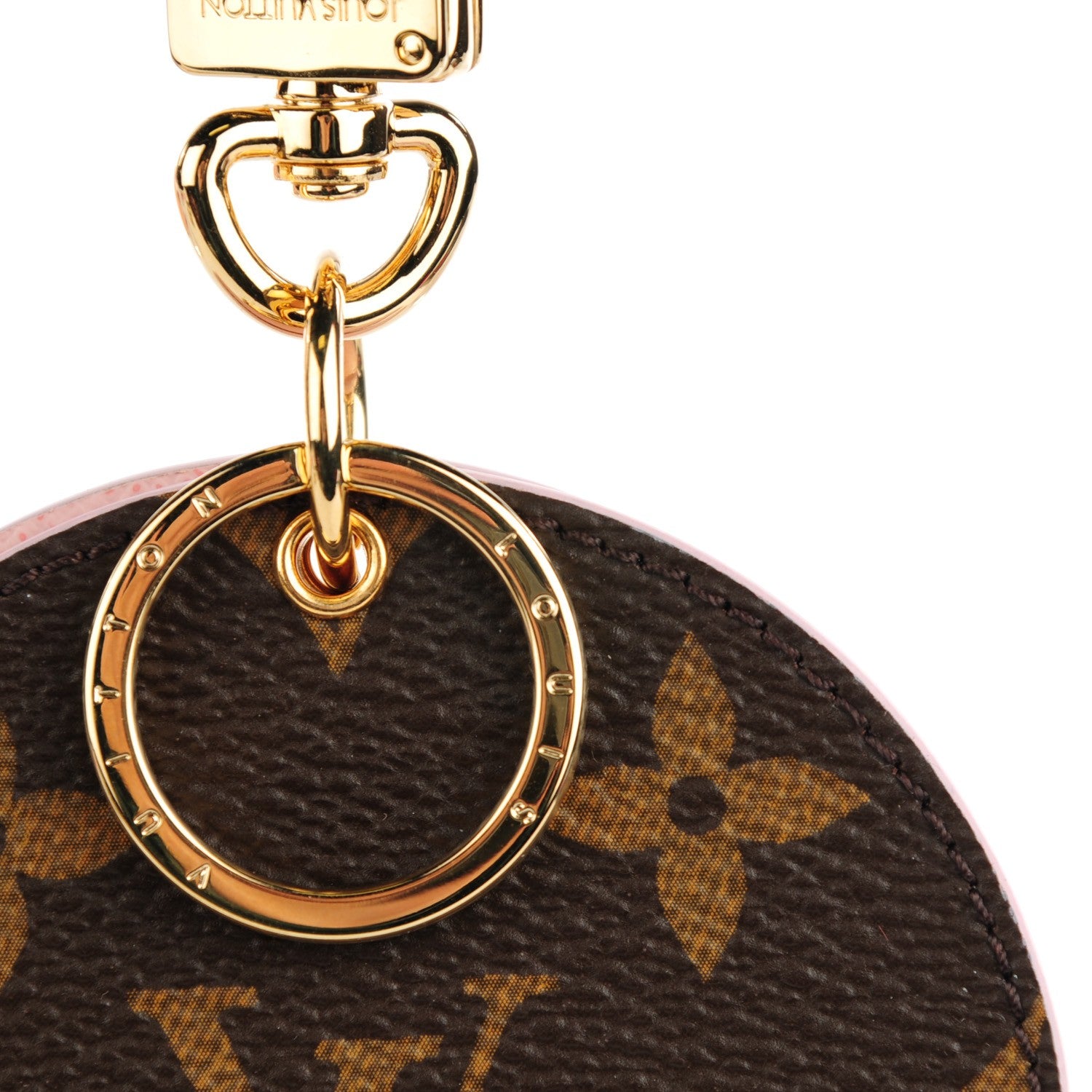 Louis Vuitton Monogram LV Mirror Key Holder Rose Ballerine 6 of 7