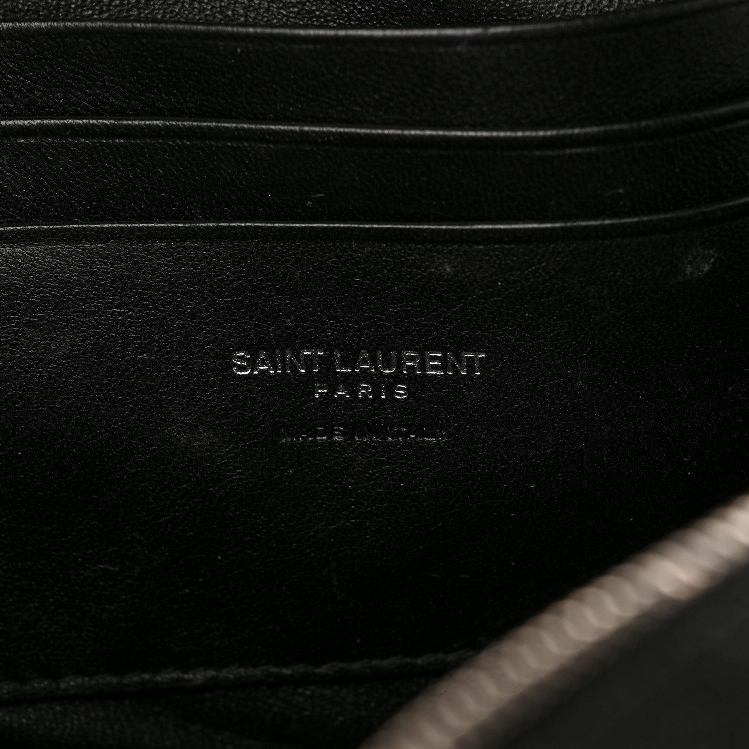 Saint Laurent Grain De Poudre Matelasse Monogram Mini Lou Camera Bag Black 6 of 11