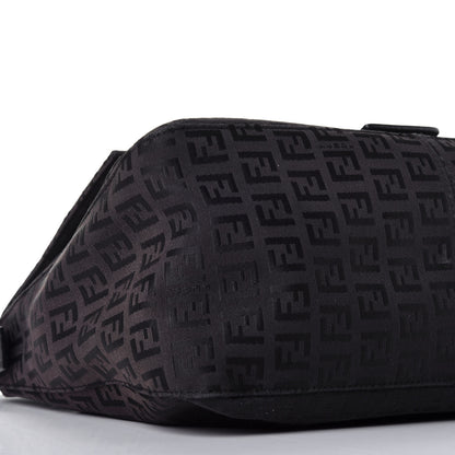 Fendi Zucchino Vitello Mama Baguette Black Moro 7 of 8