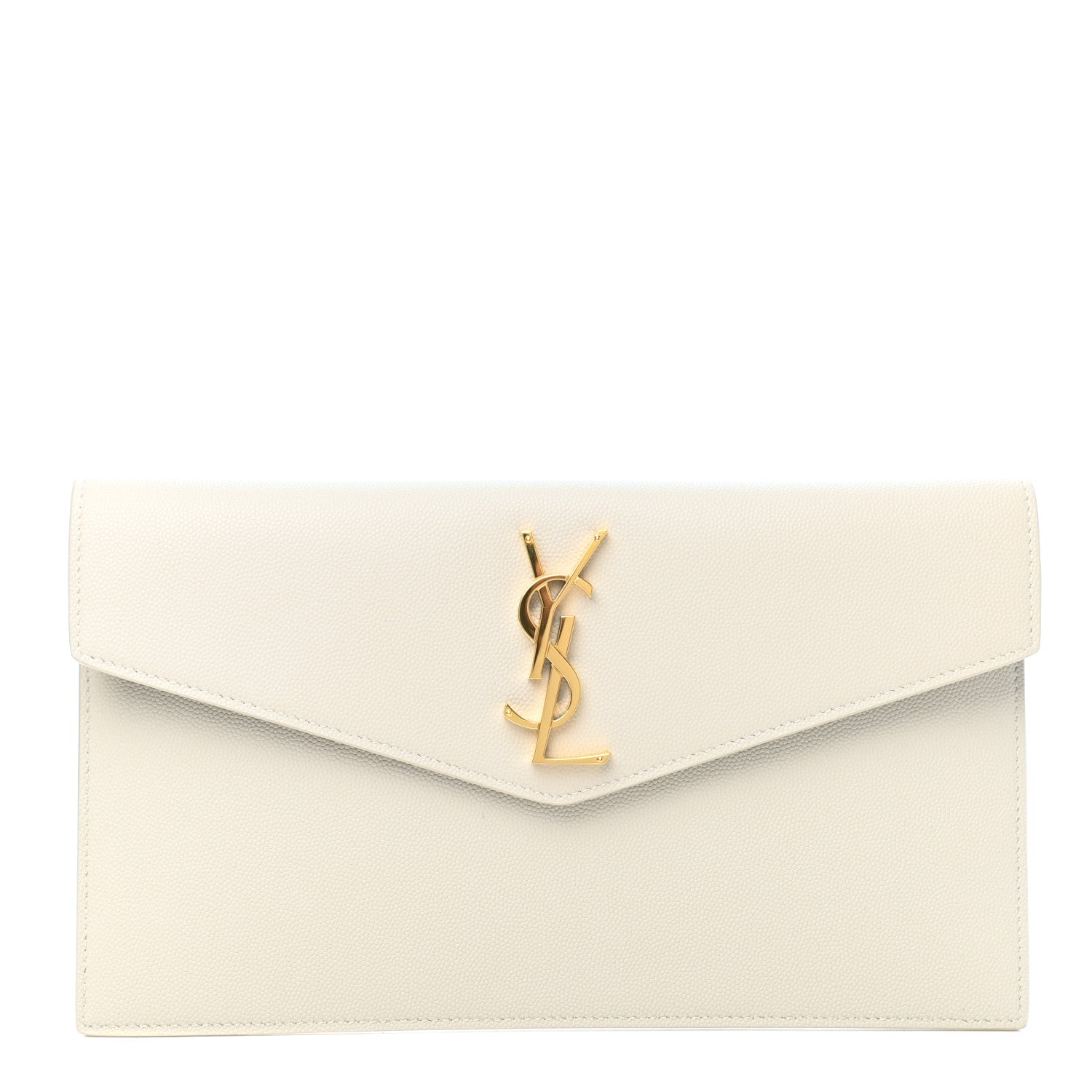 Saint Laurent Grain De Poudre Uptown Pouch Crema Soft 1 of 7