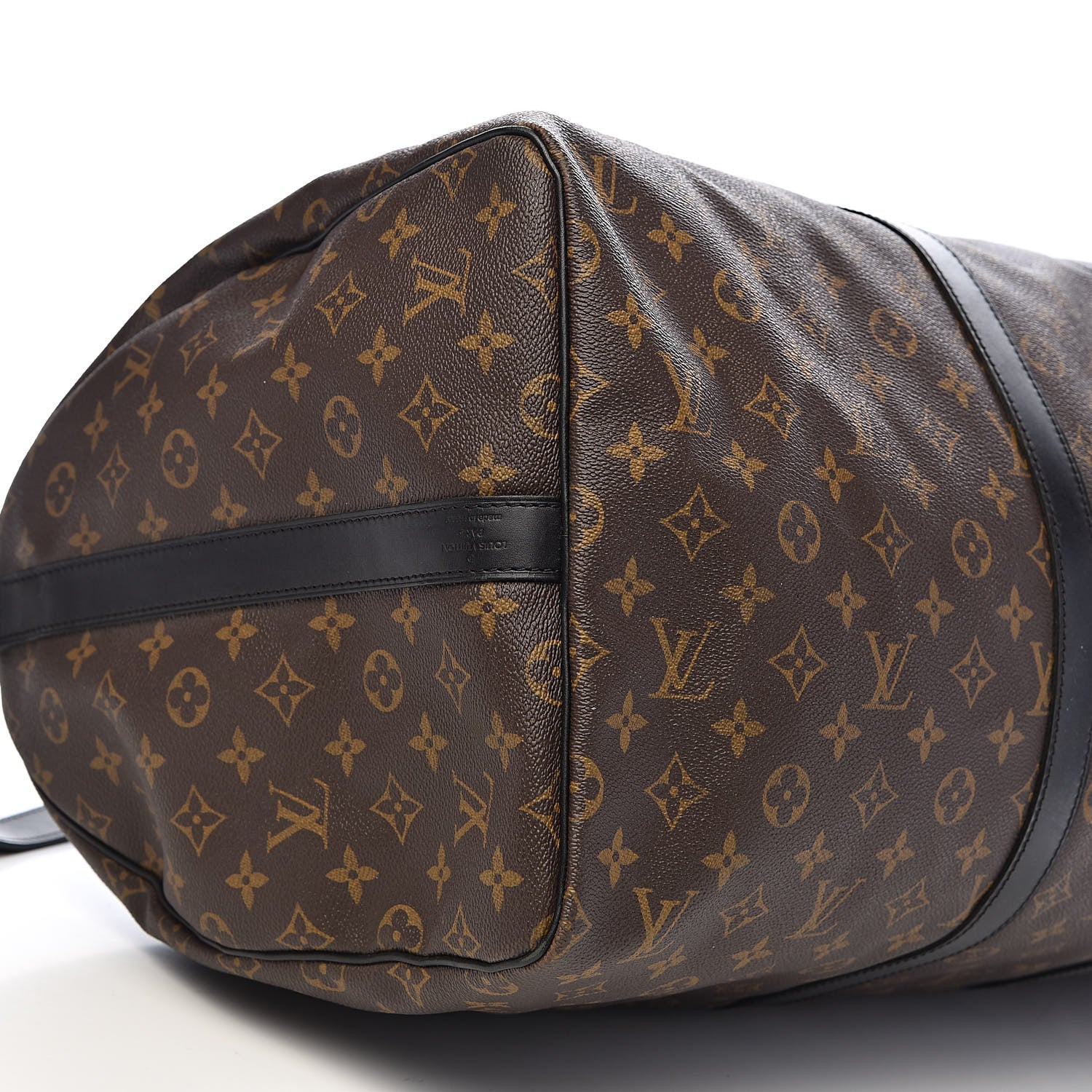 Louis Vuitton Monogram Macassar Keepall Bandouliere 55 8 of 10