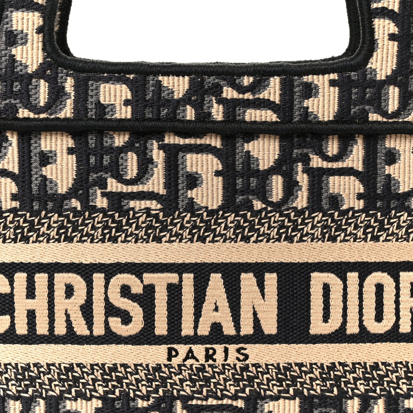 Oblique Mini Book Tote Blue Multicolor