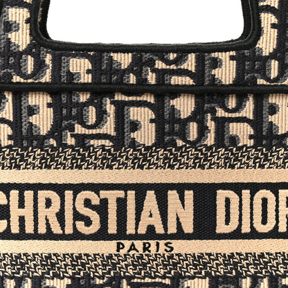 Christian Dior Oblique Mini Book Tote Blue Multicolor 8 of 10