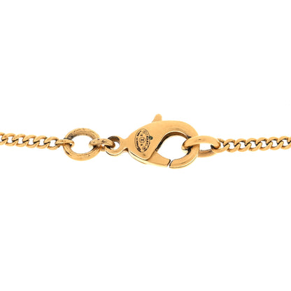 Chanel CC Necklace Matte Gold 4 of 4