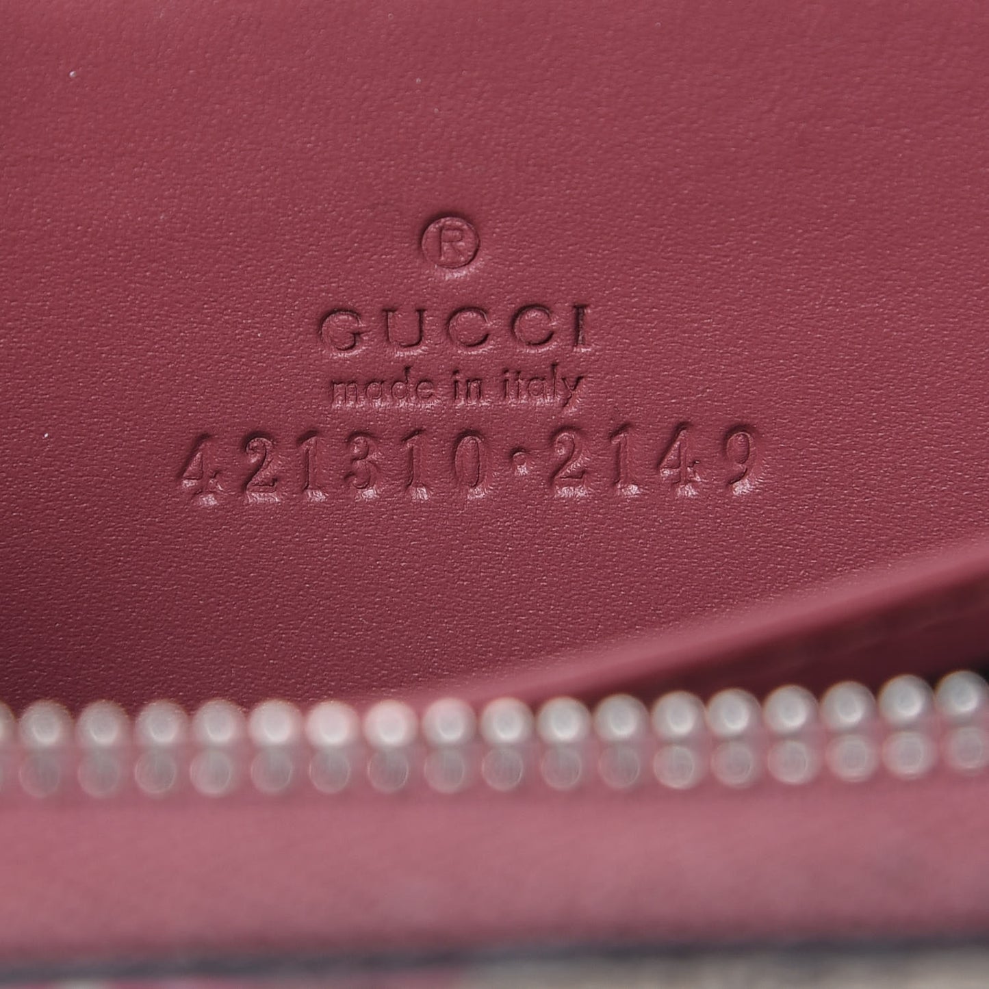 GG Supreme Monogram Blooms Zip Around Card Case Wallet Beige Multicolor Dry Rose