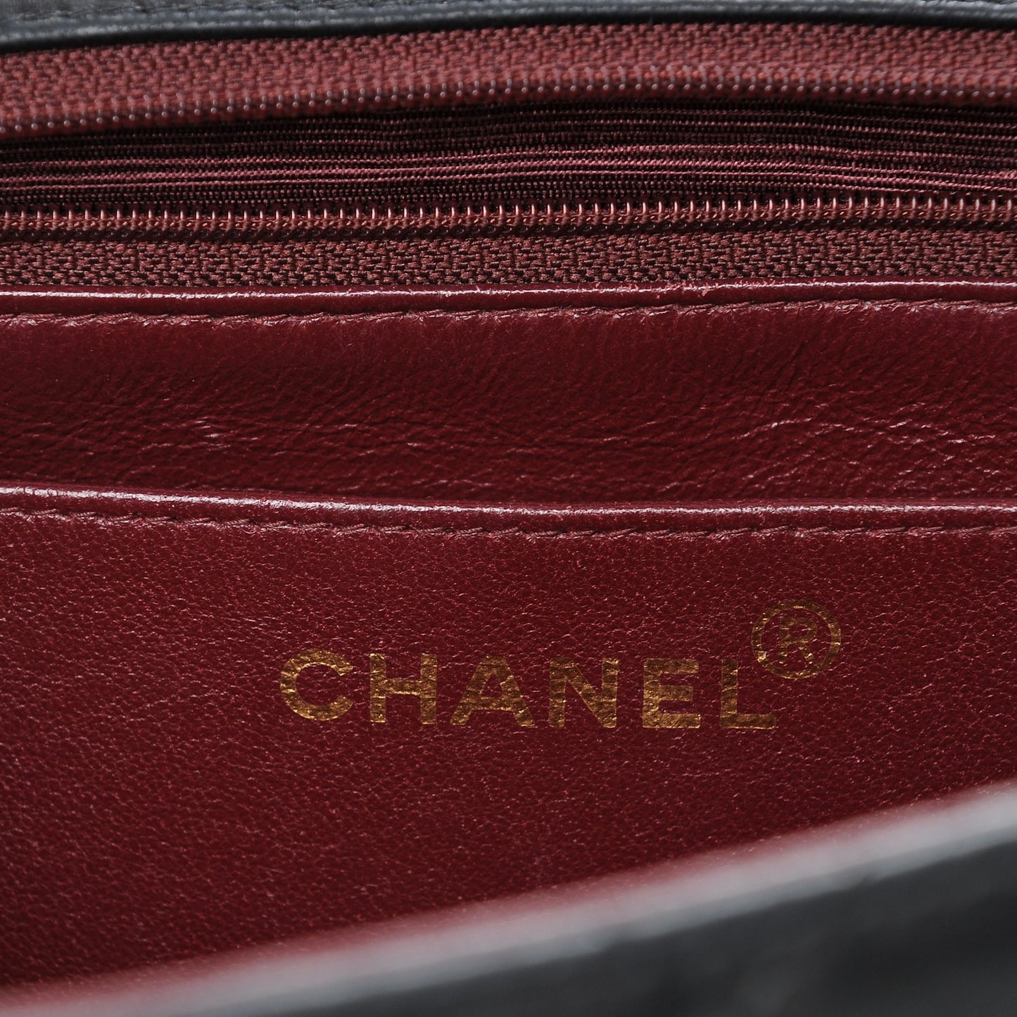 Lambskin Quilted Jumbo Single Flap Black