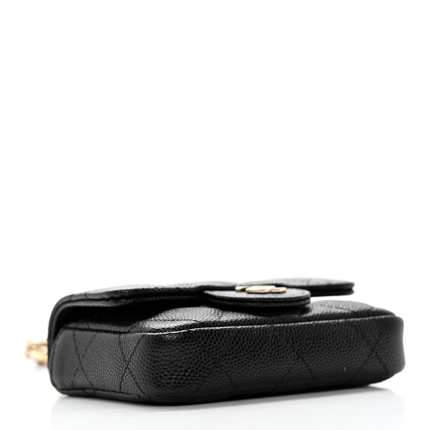 Chanel Caviar Quilted Mini Chain Belt Bag Black 3 of 9