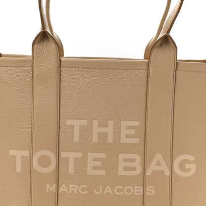 Marc Jacobs Grained Calfskin Large The Tote Bag Camel 10 of 12