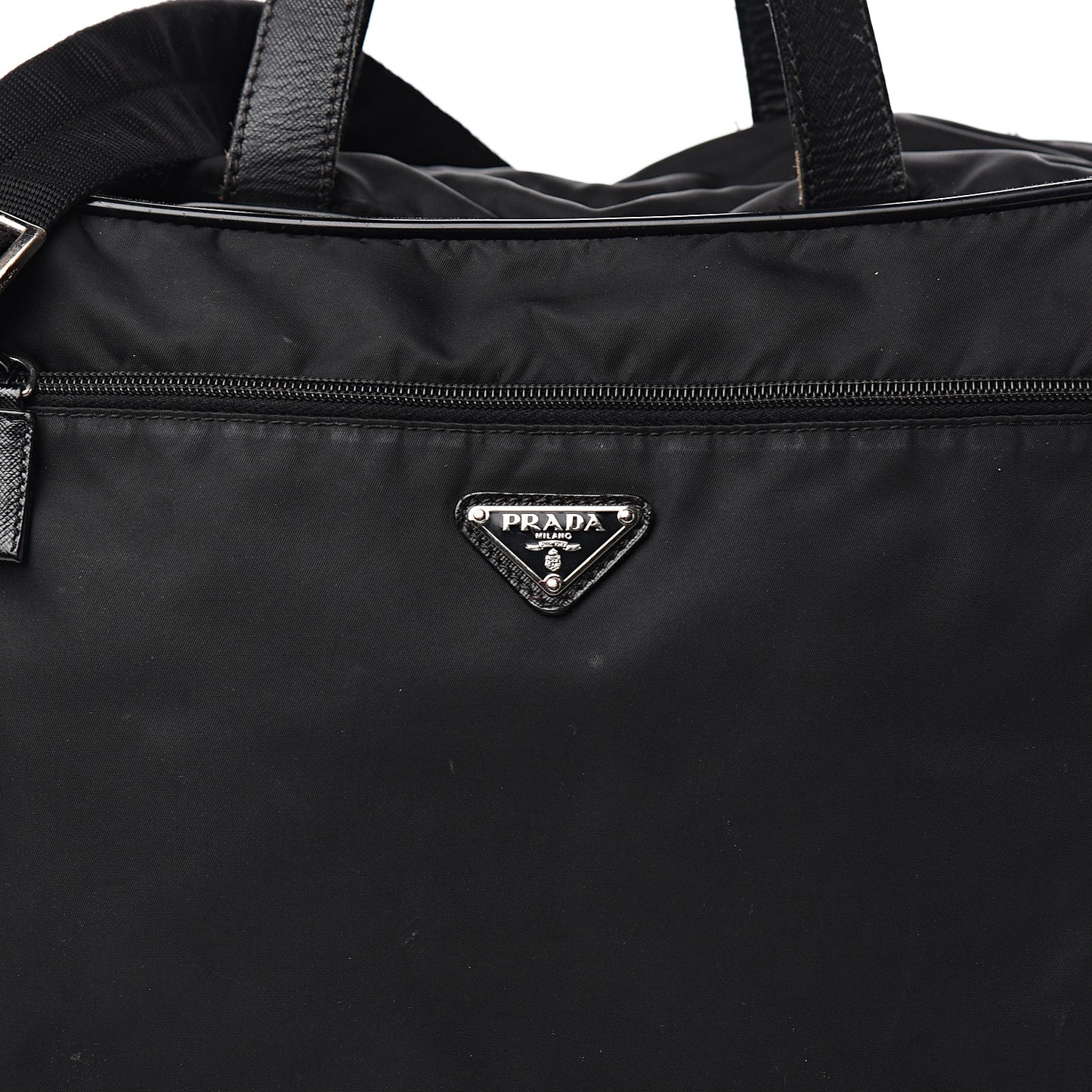 Tessuto Nylon Vela Diaper Bag Black