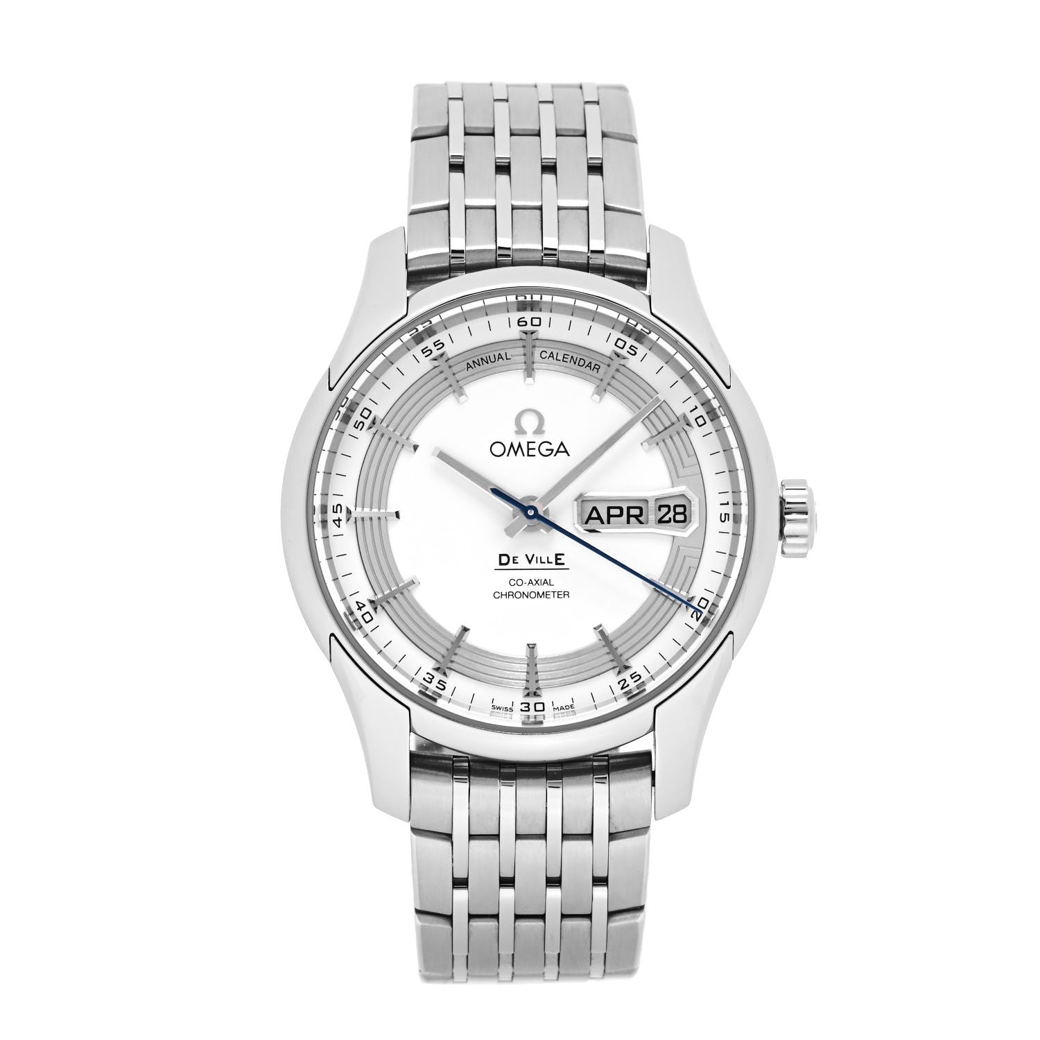 Omega Stainless Steel 41mm De Ville Co-Axial Annual Calendar Automatic Watch 431.30.41.22.02.001 1 of 6
