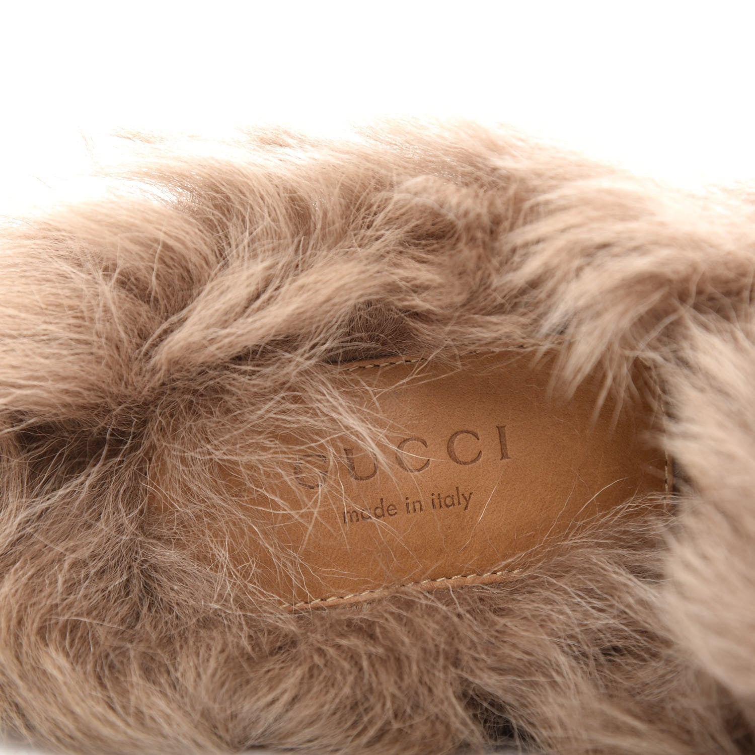 Gucci Velvet Fur Floral Womens Princetown Slippers 39.5 Black 8 of 9