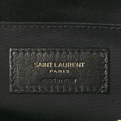 Saint Laurent Calfskin Matelasse Monogram Lou Camera Bag Dark Beige 6 of 9