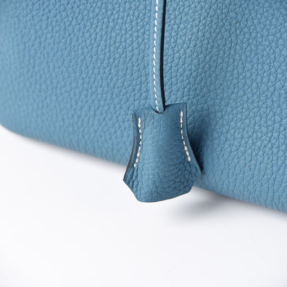 Hermes Togo Birkin 35 Blue Jean 34 of 36