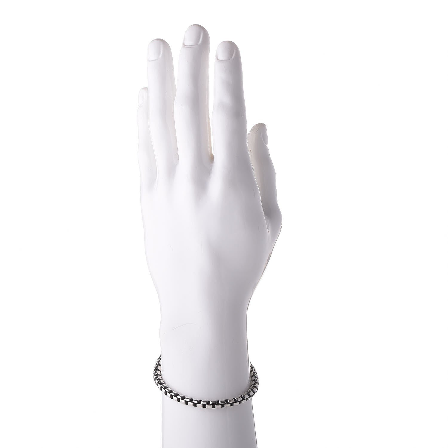 David Yurman Sterling Silver 5mm Box Chain Bracelet 2 of 4