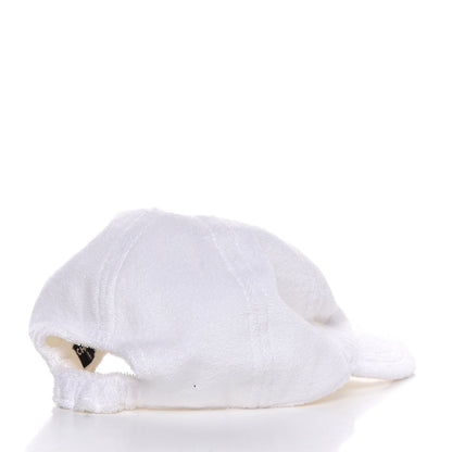 Chanel Terry Cotton CC Logo Hat Cap M White 3 of 6