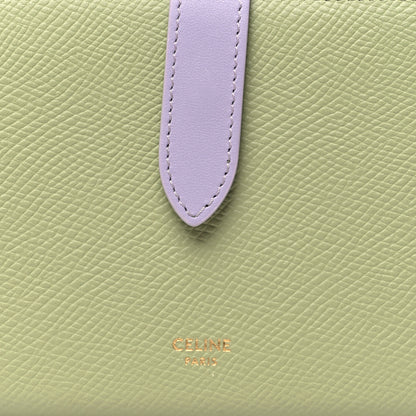 Celine Grained Calfskin Medium Multifunction Strap Wallet Sage Lilas 7 of 8