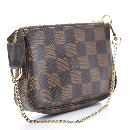 Louis Vuitton Damier Ebene Mini Pochette Accessories 3 of 7