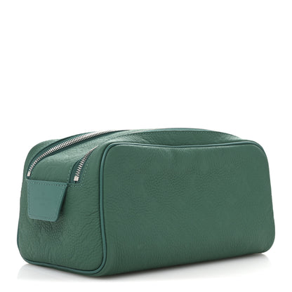 Louis Vuitton Taurillon Monogram Dopp Kit Toilet Pouch Borneo Green 3 of 8