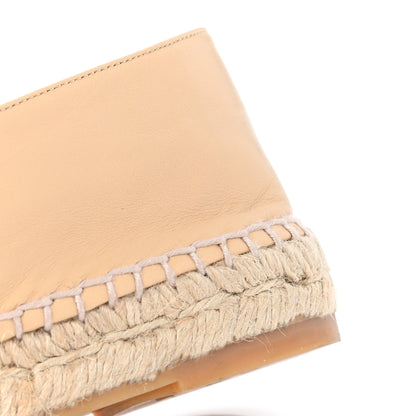 Chanel Lambskin CC Espadrilles 39 Beige Black 12 of 12