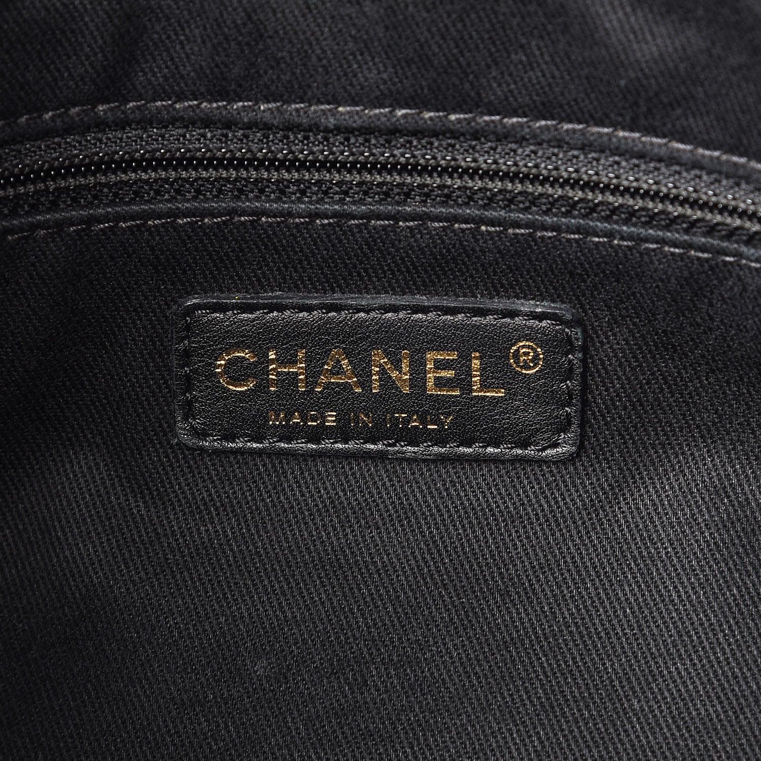 Chanel Caviar Quilted CC Timeless Soft Tote Black 6 of 7