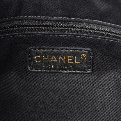 Chanel Caviar Quilted CC Timeless Soft Tote Black 6 of 7