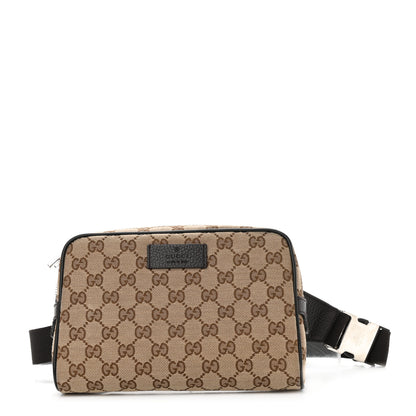 Gucci Monogram Belt Bag Dark Brown 1 of 12