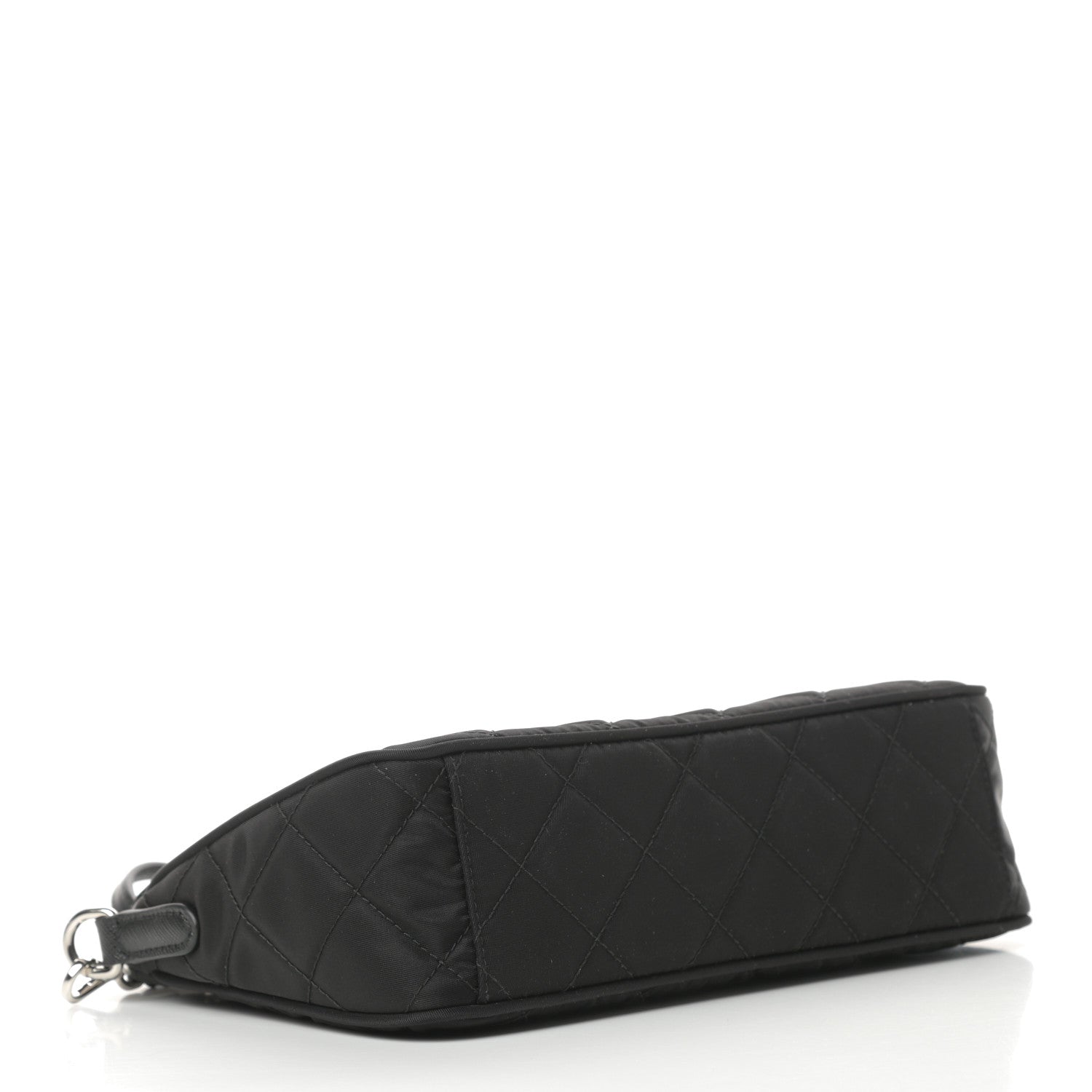 Prada Nylon Tessuto Impuntu Quilted Crossbody Bag Black 4 of 11